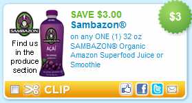 Another GREAT Sambazon Coupon!