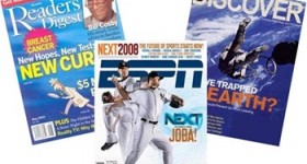 ESPN or Reader’s Digest Magazines: As low as $3.49 per year + More