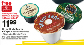 Target : Cafe Escapes K-Cups $7.49