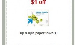 Target: FREE Up & Up Paper towels