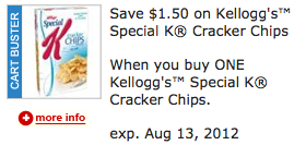 Kroger Cart Buster Coupons | $1.50/1 Kellogg’s Special K Chips