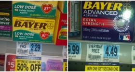 Rite Aid: Free Bayer Aspirin