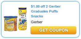 Save $4.25 on Gerber Baby Food Items!