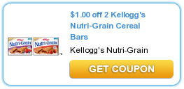 Target: Nutri-Grain Bars only $.94 with new coupon!