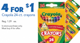 Toys R Us: Crayola Crayons for 25 cents Each