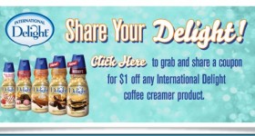 $1 off International Delight Printable Coupon
