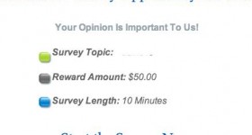 $50 FREE for a short 10 minute survey!