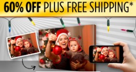 60% off All Sizes of Photo Canvas