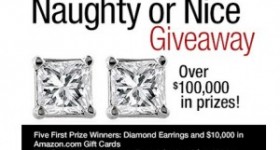 Amazon Naughty or Nice Giveaway: Win Up to $10,000