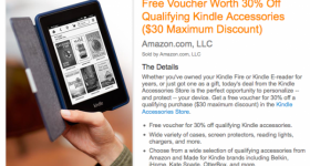 AmazonLocal: 30% off Kindle Accessories and $1.99 Christmas albums