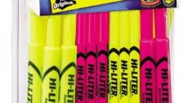 Avery Desk/Pen Style Highlighter Combo Pack (24) $5.99 Shipped