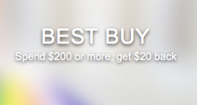 Best Buy: Free $20 American Express Card with $200 Purchase