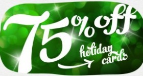 Cardstore: Holiday Cards 75% Off