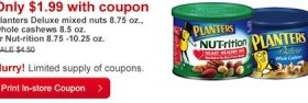 CVS: $0.99 Planters Nuts