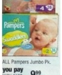 CVS: Pampers Diapers $3.99 {Starting 12/2}