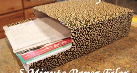 DIY Paper Filer in Under 5 Minutes and Costs less than $1!!
