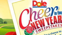 Dole: Cheer in the New Year Sweepstakes
