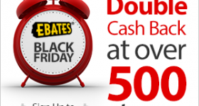 Ebates Count Down to Black Friday Giveaway!  Win an Ipad Mini!