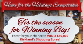 Enter the Kirkland’s Sweepstakes to win gift cards or other instant win prizes
