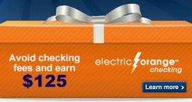 *Expired* $125 bonus for opening an ING Direct Electric Orange checking account ends tonight!