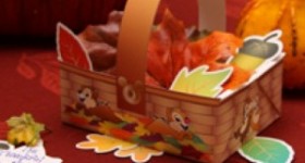 Free Chip and Dale Thanksgiving Basket Craft
