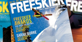Freeskier Magazine for only $3.99 per Year