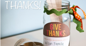 Gratitude Jar: FREE Printable