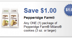 High Value 1.00/1 Pepperidge Farm Milano Cookies