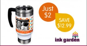*HOT* Photo Travel Mug $2 {orig. $15 – great holiday gift}!
