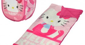 Kids Sleeping Bag and Mesh Hamper Sets for $11.97