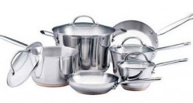 KitchenAid Stainless Steel 10-piece Cookware Set for $99.99 shipped