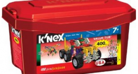 Knex Value Tub 400 Pieces Just $10.97 (Regular 24.99!)