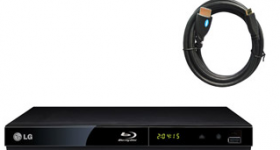 LG Blu-ray Player + HDMI Bundle for $44!!!