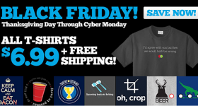 LOL Shirts Black Friday Sale: $6.99 + FREE Shipping