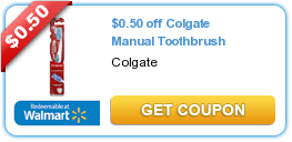 New $0.50/1 Colgate Toothbrush Coupon = Free at ShopRite!