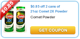 New Comet Coupons + Walmart Deal!