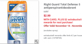 New Right Guard Total Deodorant Printable Coupon = Moneymaker at CVS This Week