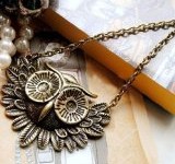 On Sale! Vintage Owl Necklace Necklace – Gift Box Included Less Than $2 SHIPPED