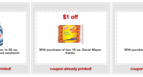 Over 85 Target Coupons Available including Kraft Coupons & Much More!