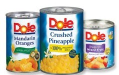 Printable Coupon: $1/3 Dole Canned Fruit + Kroger Deal