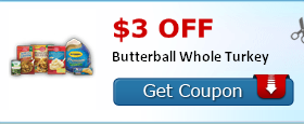 Printable Coupon: (2) New Butterball Turkey Coupons + Rebate