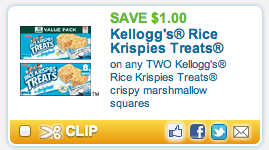 Rare $1/2 Rice Krispies Treats Printable Coupon ($2 Each at Walgreens)