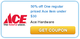*REMINDER* 50% off one regular price item at Ace Hardware (11/24 only)