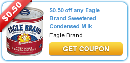 Save $0.50 on Any Eagle Brand Condensed Milk