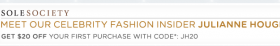 Sole Society: $20 off First Order