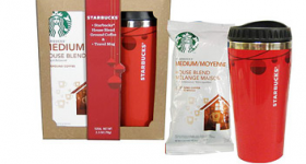 Walmart – Starbucks Holiday Travel Set $8.98