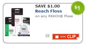 $1/1 Reach Floss Printable Coupon = Free at Many Stores