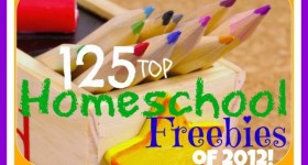 125 Top Homeschool Freebies of 2012