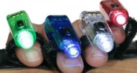 40 Super Bright Finger Flashlights LED Finger Lamp – Rave Finger Lights $7.95 ($0.20/each)