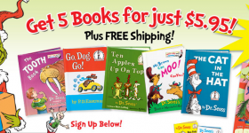 5 Dr. Seuss Books + 2013 Calendar for $5.95 SHIPPED!!!!